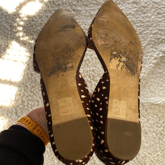J Crew flats in giraffe print - Picture 3 of 3